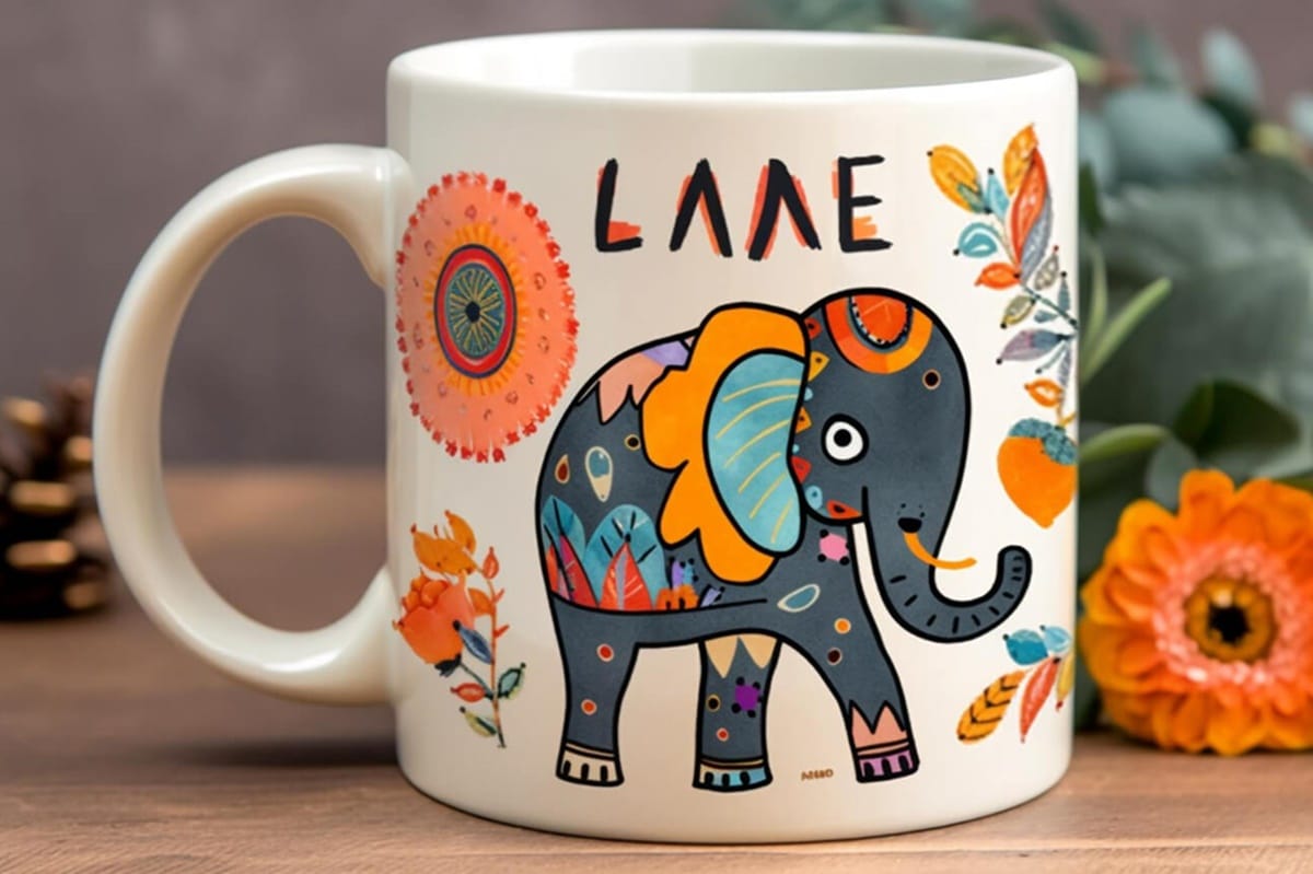 serigrafia en tazas de porcelana