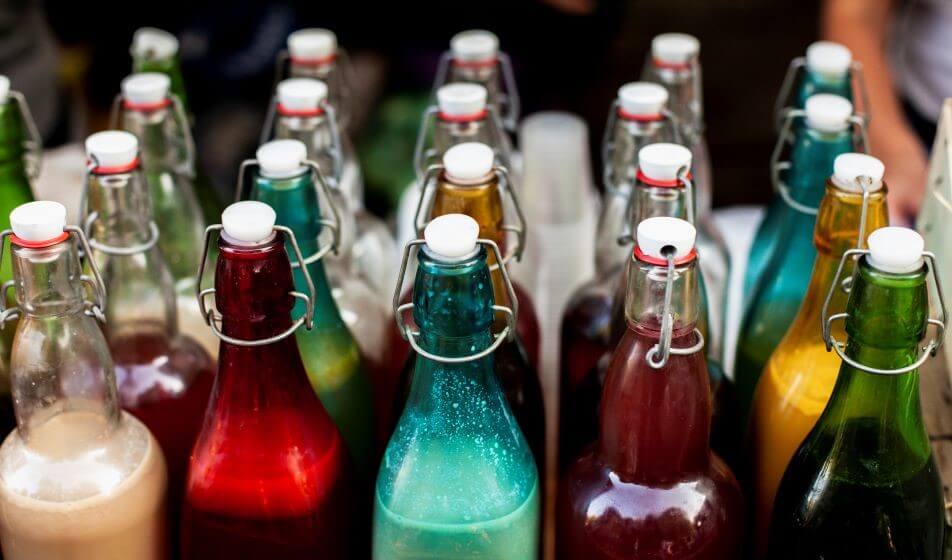 Serigrafía en botellas de vidrio